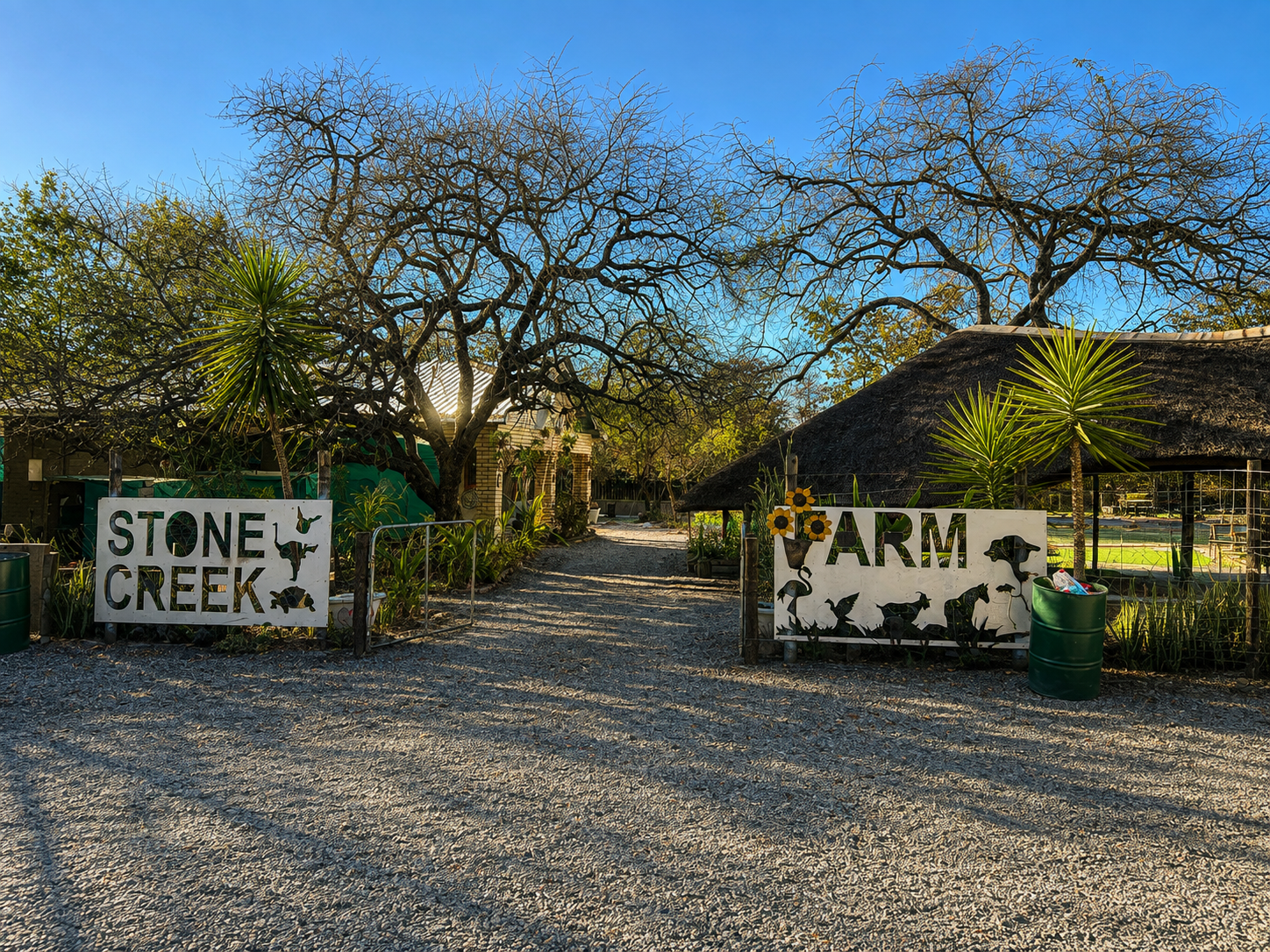 Farm entrance